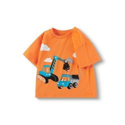 balabala 巴拉巴拉 儿童男童短袖T恤2024新款夏装宝宝上衣