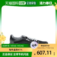 VANS 范斯 女士运动鞋舒适简约日常黑色休闲低帮系带平