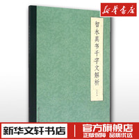 浙江人民美术出版社 智永真书千字文解析 钱依敏 中国常用字毛笔书法字帖入门教程教材中学生书籍 新华书店正版图书籍