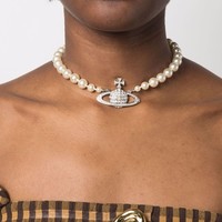 Vivienne Westwood Imogene 晶饰珍珠项链 17985261