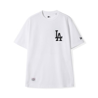 NEW ERA 纽亦华 夏季MLB NY/LA腰果花印花设计男女情侣款T恤短袖