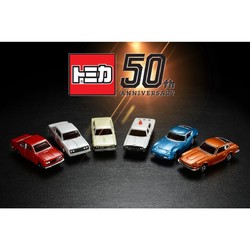 TAKARA TOMY 多美 TOMY多美卡50周年小汽车模型合金仿真纪念款丰田皇冠跑警车玩具