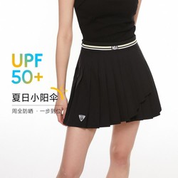 ONLY 春季UPF50+百褶短款半身裙女