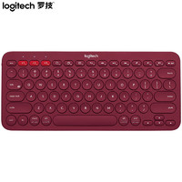 logitech 罗技 K380 无线键盘 暗红色 蓝牙 81-90键