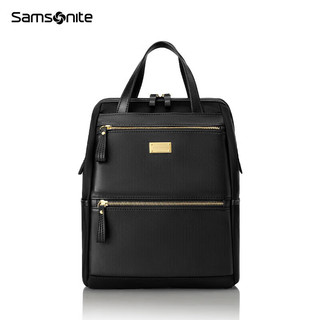 Samsonite 新秀丽 电脑包休闲双肩背包时尚可手提包黑色小号10.1英寸BT5*09003