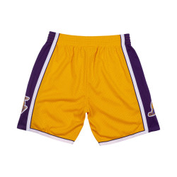 mitchellness复古球裤男nba湖人队09赛季球迷版