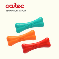 CAITEC 宠物狗狗玩具 三角骨 骨头玩具可投掷浮水柯基不发声玩具