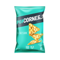 POPCORNERS 哔啵脆 柬埔寨进口 玉米脆噗噗脆哔啵脆爆米花休闲食品健康玉米片 海盐味玉米片60g1袋-5月到期