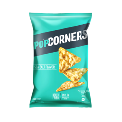 POPCORNERS 哔啵脆 柬埔寨进口 玉米脆噗噗脆哔啵脆爆米花休闲食品健康玉米片 海盐味玉米片60g1袋-5月到期