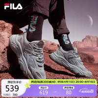 FILA 斐乐 男跑步鞋火星鞋二代2023潮流运动鞋轻便透气老爹鞋 合金灰-N-AL 43码
