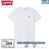 Levi's李维斯24夏季女士棉材质休闲时尚短袖T恤 白色 A9271-0000 L