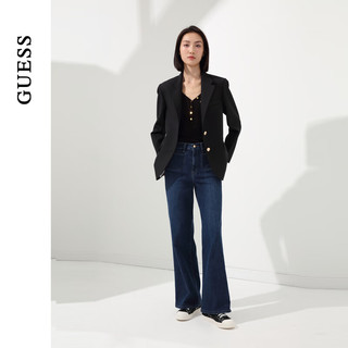 GUESS 盖尔斯 24年春季女士学院校供感西装外套-YO1W1863 BLK-黑色 XS