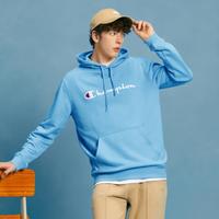 Champion 潮流大草写logo刺绣连帽卫衣