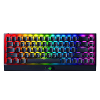 RAZER 雷蛇 黑寡妇蜘蛛 V4 迷你无线版 三模机械键盘 68键 橙轴