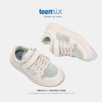 TEENMIX 天美意 儿童简约板鞋潮 白色 单层 32码