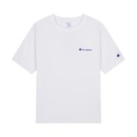 Champion 刺绣草写logo短袖T恤