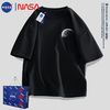 NASAOVER NASA美式潮牌男士t恤短袖纯棉日系重磅男款衣服潮流ins大码半袖男