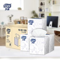 PLUS会员：TORK 多康 立方盒抽纸 2层*80抽*60盒(195*190mm)