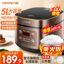 Joyoung 九阳 电饭煲5L电饭锅铜匠厚釜内胆电饭锅