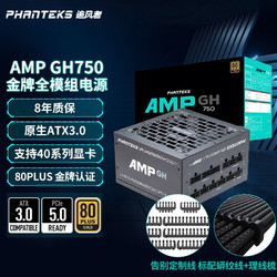 粤跃泓 追风者AMP GH系列750W/850/1000W全模组REVOLT黑白色ATX3.0台式机电脑电源 追风者AMP