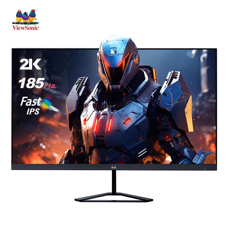 ViewSonic 优派 VX2758-2K-PRO 27英寸 IPS G-sync FreeSync 显示器（2560×1440、185Hz、100%sRGB、HDR10）