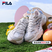 FILA 斐乐 杨幂同款FILA 斐乐女鞋老爹鞋2024夏新款蕨草鞋休闲鞋男鞋运动鞋