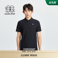 KOLON SPORT 可隆男子AIRMESH网孔透汽凉感T恤运动短袖保罗POLO衫