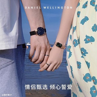 百亿补贴：Daniel Wellington dw戒指情侣款小众高级潮轻奢冷淡风酷黑对戒旗舰店正品礼物