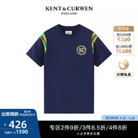 KENT&CURWEN/肯迪文KC夏季新品男女同款字母徽章T恤K4570EI041