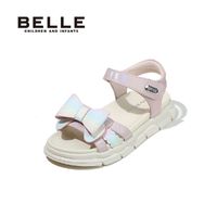 百亿补贴：BeLLE 百丽 女童凉鞋软底防滑轻便厚底时尚韩版百搭罗马鞋户外运动沙滩鞋