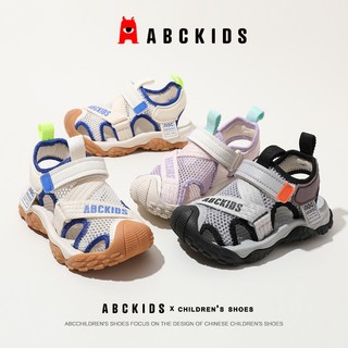 百亿补贴：ABCKIDS 儿童凉鞋女童鞋子男童缕空透气软底沙滩鞋2024夏季新款