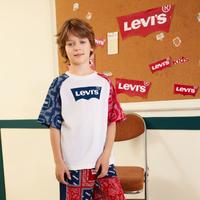 Levi's 李维斯 24夏新品|儿童短袖T恤男童李维斯童装时尚腰果花满印儿童上衣