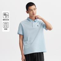 Semir 森马 夏季复古简约修身商务通勤男士polo衫短袖t恤男