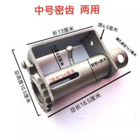 岭溪小货车新型镀锌紧绳器齿轮焊接紧线器收拉绞绳紧固加厚棘轮拉紧器 中号密齿两用