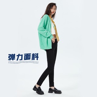 Levi's 李维斯 女装经典黑色721高腰紧身蜜桃臀牛仔裤