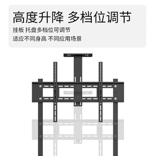 普湃（PURPAVWINNER）电视推车移动支架子适用小米长虹康佳42/55/65/75/86/98/100英寸液晶电视机挂架落地带上托盘