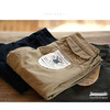 萨拉途 美式重磅阿美咔叽水洗纯棉复古休闲裤