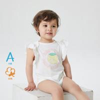 Gap 盖璞 新生婴儿夏季连体衣668117儿童装可爱运动包屁衣