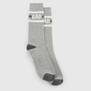 Gap 盖璞 男女装夏季LOGO罗纹针织高筒袜673793保暖袜子