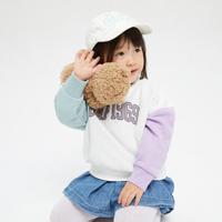 Gap 盖璞 女幼童LOGO法式圈织软卫衣837232春秋季童装上衣