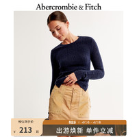 Abercrombie & Fitch 女装 美式辣妹短裙复古百搭时尚潮流灯芯绒口袋半身裙 329731-1 棕色 L (165/84A)