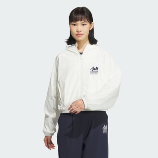 adidas 阿迪达斯 W LOGO JKT女士舒适耐磨运动休闲梭织夹克