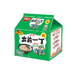 Nissin Demae Itcho 出前一丁 日清 方便面速食 麻油味 五连包*100g 泡面袋速食煮面 出前一丁浓汤猪骨5连包100g*5