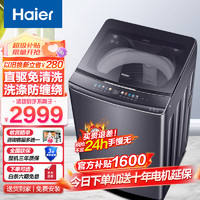 Haier 海尔 波轮洗衣机10公斤双动力 全自动洗脱一体MS368