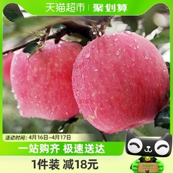 鲜果海洋 山东烟台红富士苹果3斤装 单果80mm+