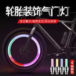 自行车气门灯车轮灯气嘴灯震动感应装备配件 蓝光气嘴灯