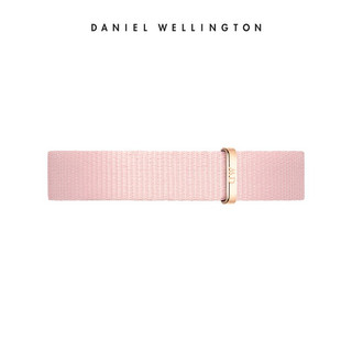 Daniel Wellington DanielWellington）DW原装表带10mm粉色编织带女款DW00200289（适用20*26mm方表）