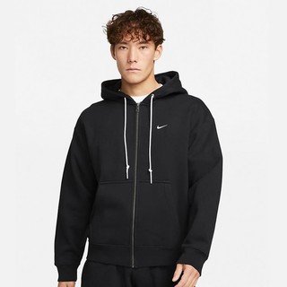 NIKE 耐克 开衫外套SOLO SWOOSH男子拉链连帽衫宽松卫衣