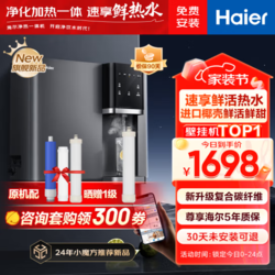 Haier 海尔 壁挂净水器加热直饮一体机 HYRW28D-3ROBU1