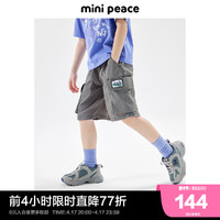 Mini Peace minipeace太平鸟童装男童短裤儿童休闲中短裤五分裤潮酷口袋夏季